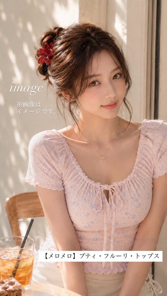¥3999→¥1555【復縁】レッドプルメリア・ヘアクリップ*