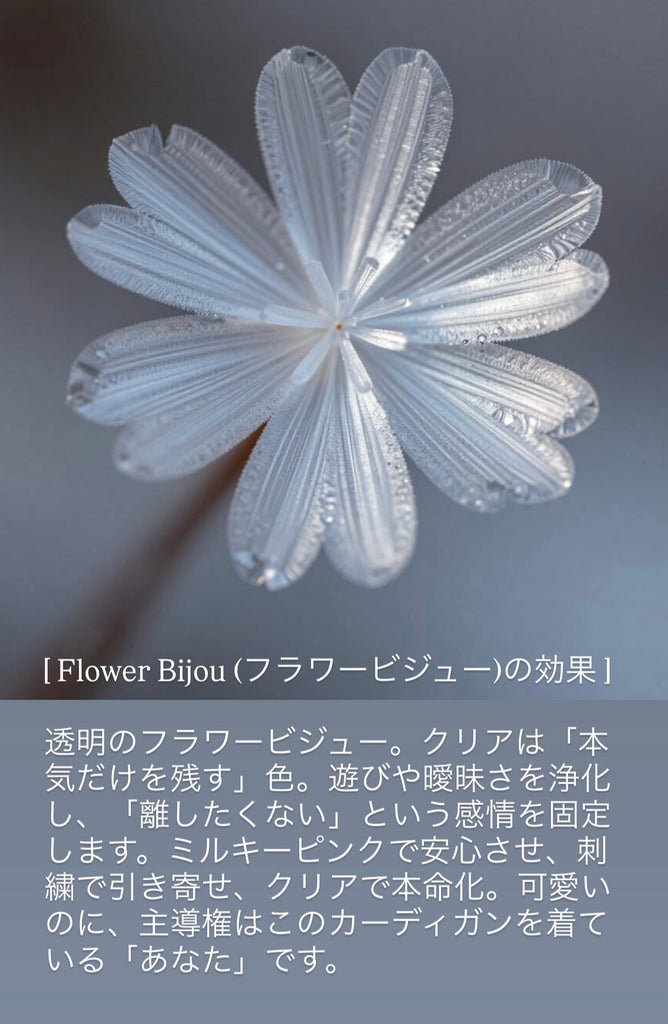 (追われる恋) ブルームカーディガン(vintage)*