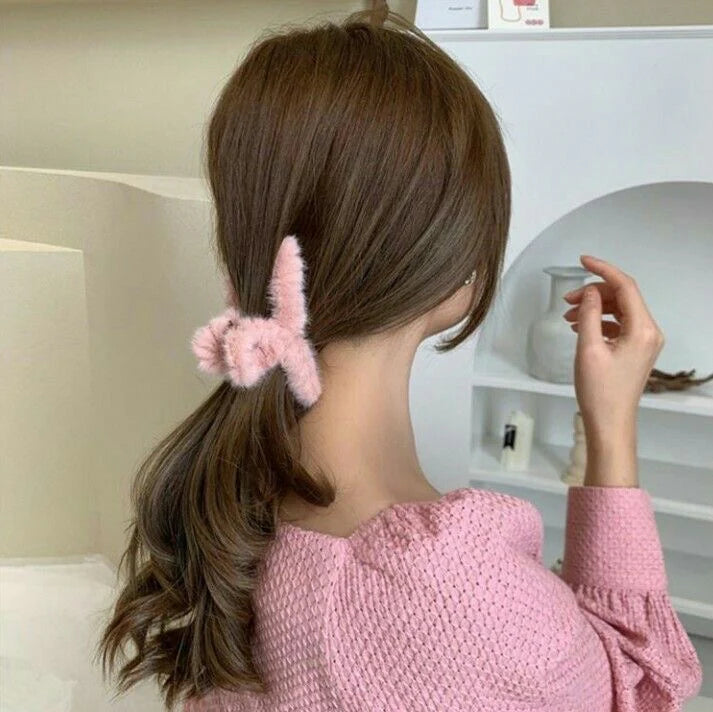 【限定１点】 【『いい女』に見せる♡】ベルベットリボン*ヘアクリップ