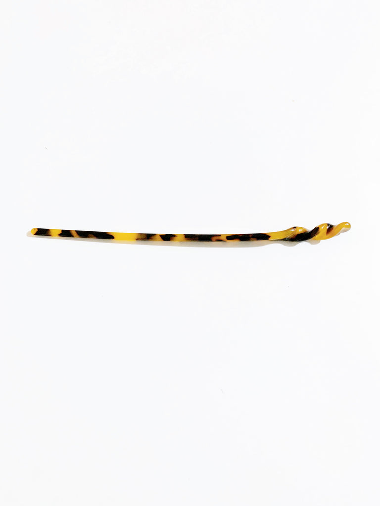 【黒字】 ブラウンカルセドニー＆ブラックオニキスかんざし*