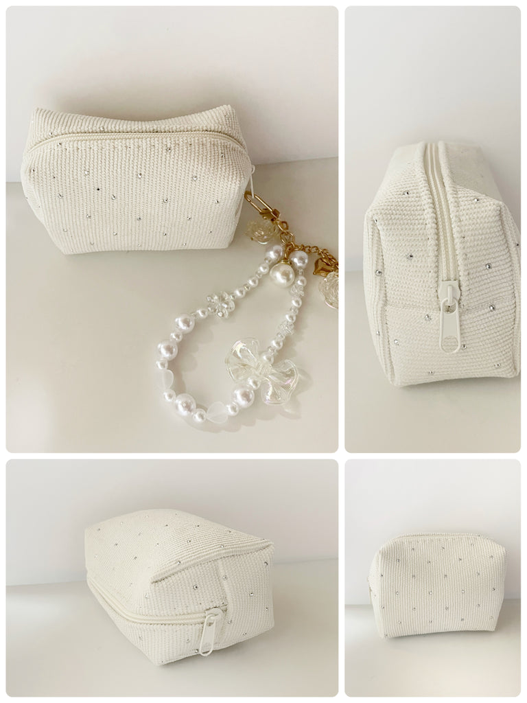 【本能を刺激する】ミルキーホワイト*ミニポーチ(Milkywhite*minipouch)