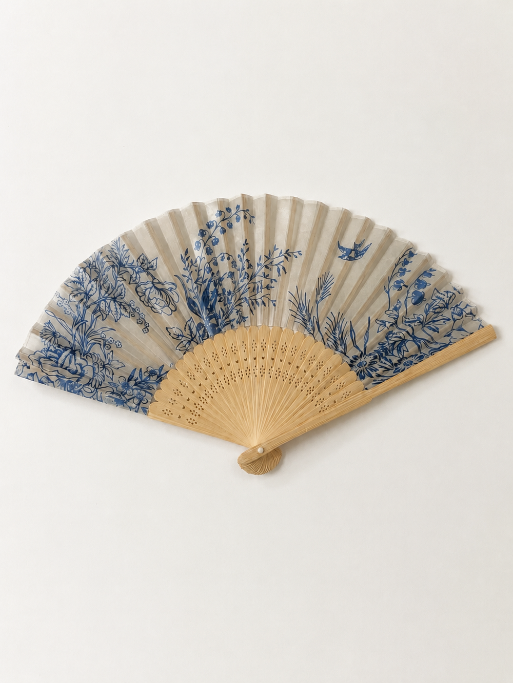 【連絡を運んでくる】エヴァンタイユ・ボタニック扇子*(vintage)