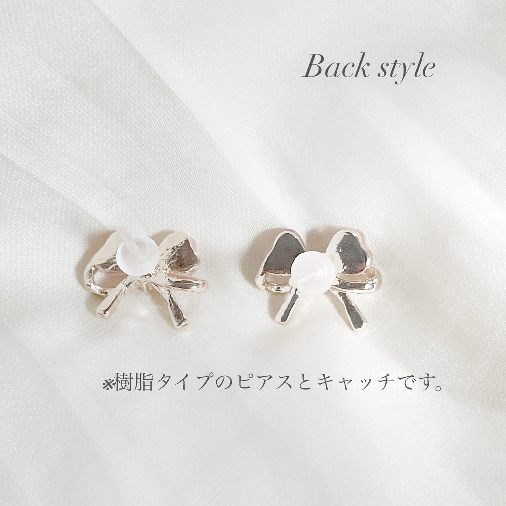 【心を溶かして、抗えなくする】ローズメルト・ツインハートピアス*