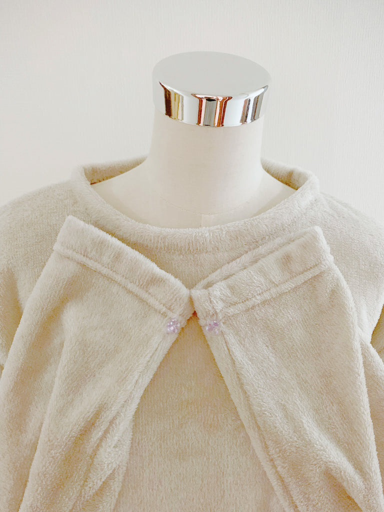 【復縁or強力願】あったかベージュトップス(リカバリーウェア)vintage*+バニラサシェ*