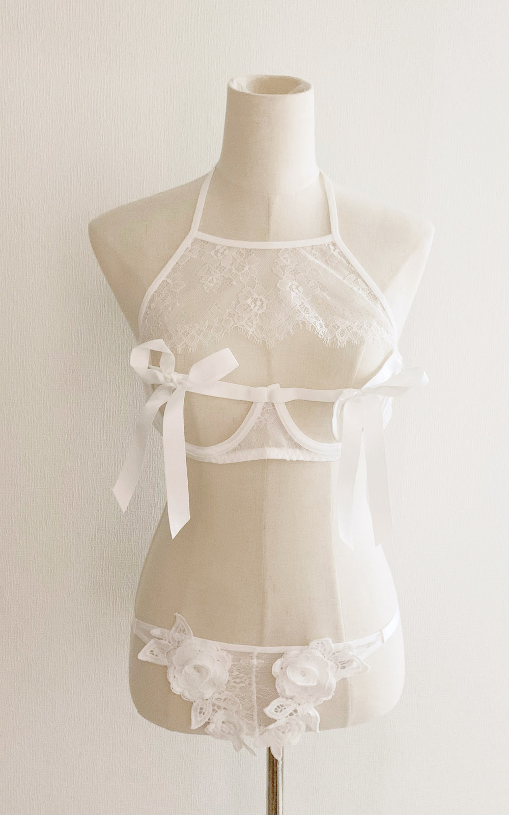 【甘くとろけるホイップラブ】ブラ+パンティ+コットンサシェセット