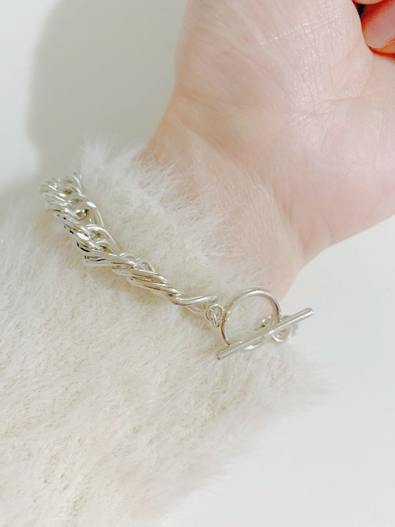[恋の鍵を開ける] ラシェーヌ・ブレスレット* (silver)