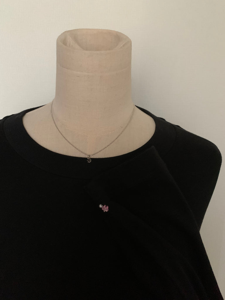 [金運・仕事運] ブラックタイガーアイ・ネックレス*