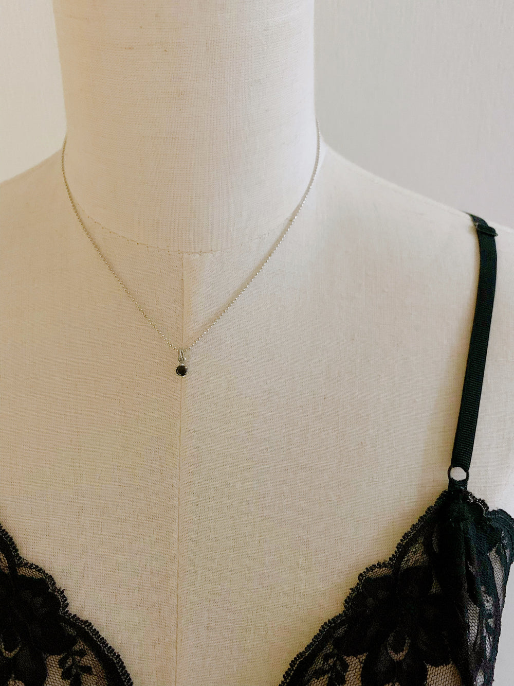 [金運・仕事運] ブラックタイガーアイ・ネックレス*