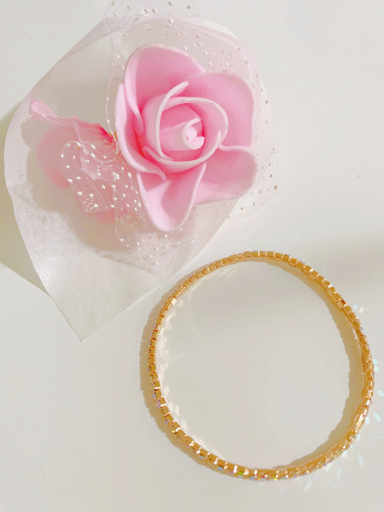 [ Wedding ] レインボークォーツブレスレット+スプリングフラワーブーケ