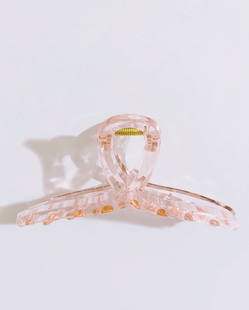 【メロメロ】ローズヘアクリップ (ライトピンク)*
