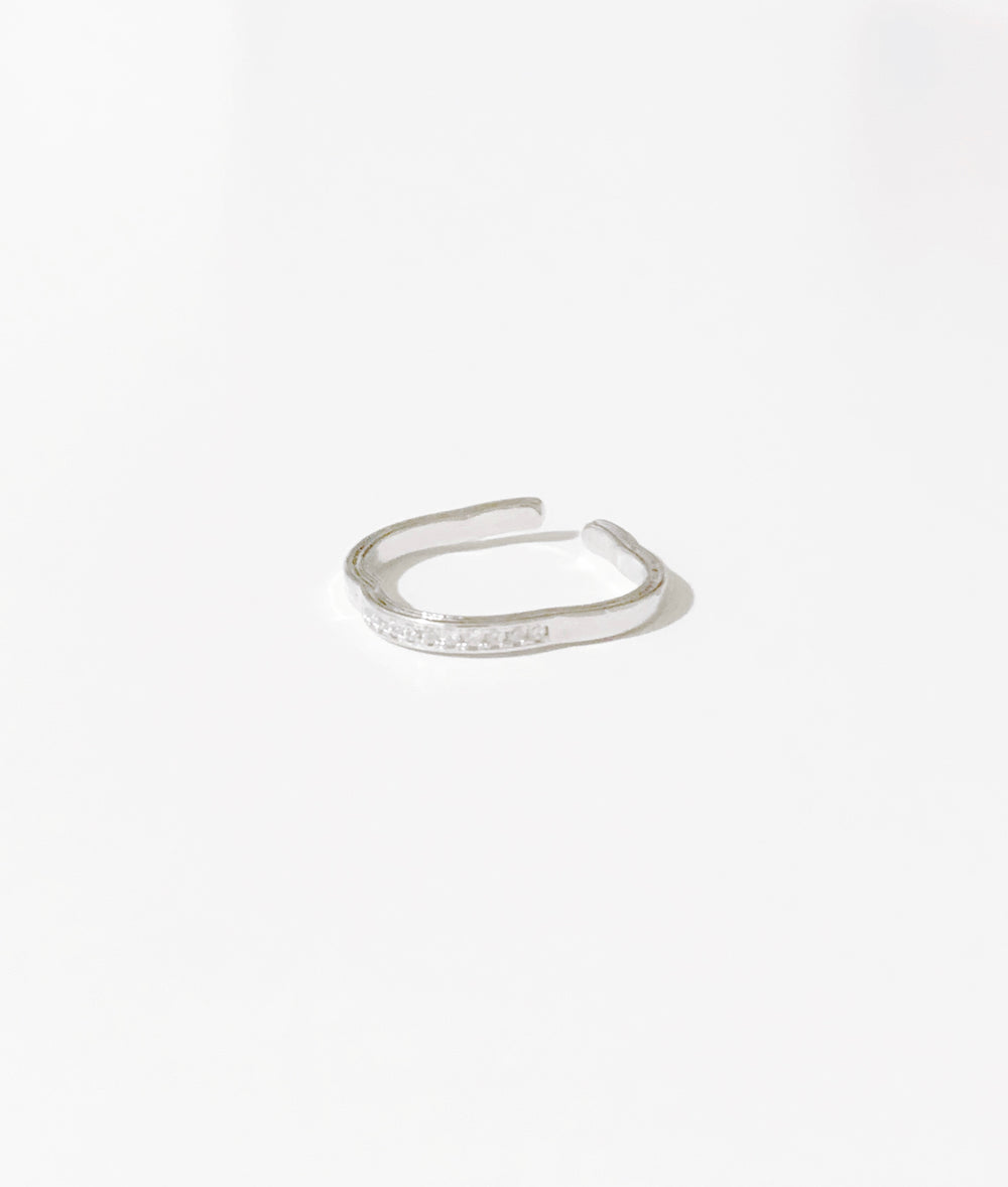 23:59まで¥3990→¥2990【幸運を呼ぶ】四つ葉のクローバーダイヤリング****(silver)
