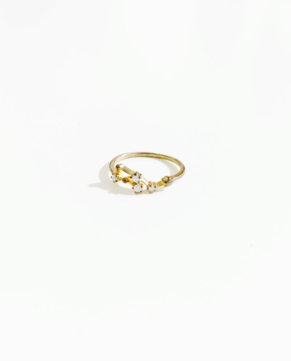 ¥1490【アウトレット】[星座リング] 3. 双子座 ( diamond ) [2025年プチ占い付]