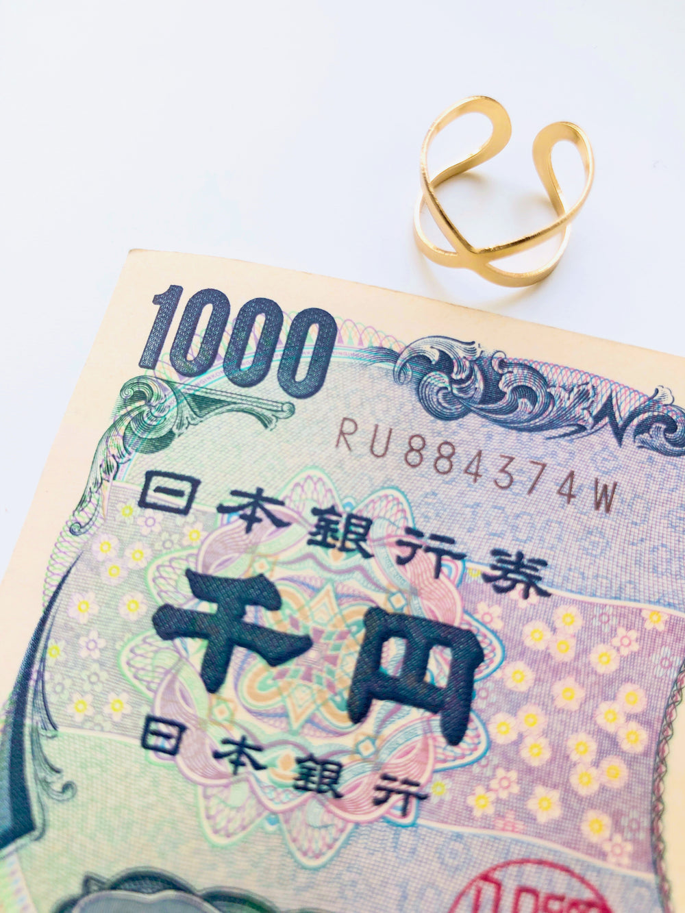 【本日一粒万倍日】1000円タッチ・リング(ゴールド・クロワ)*2WAY
