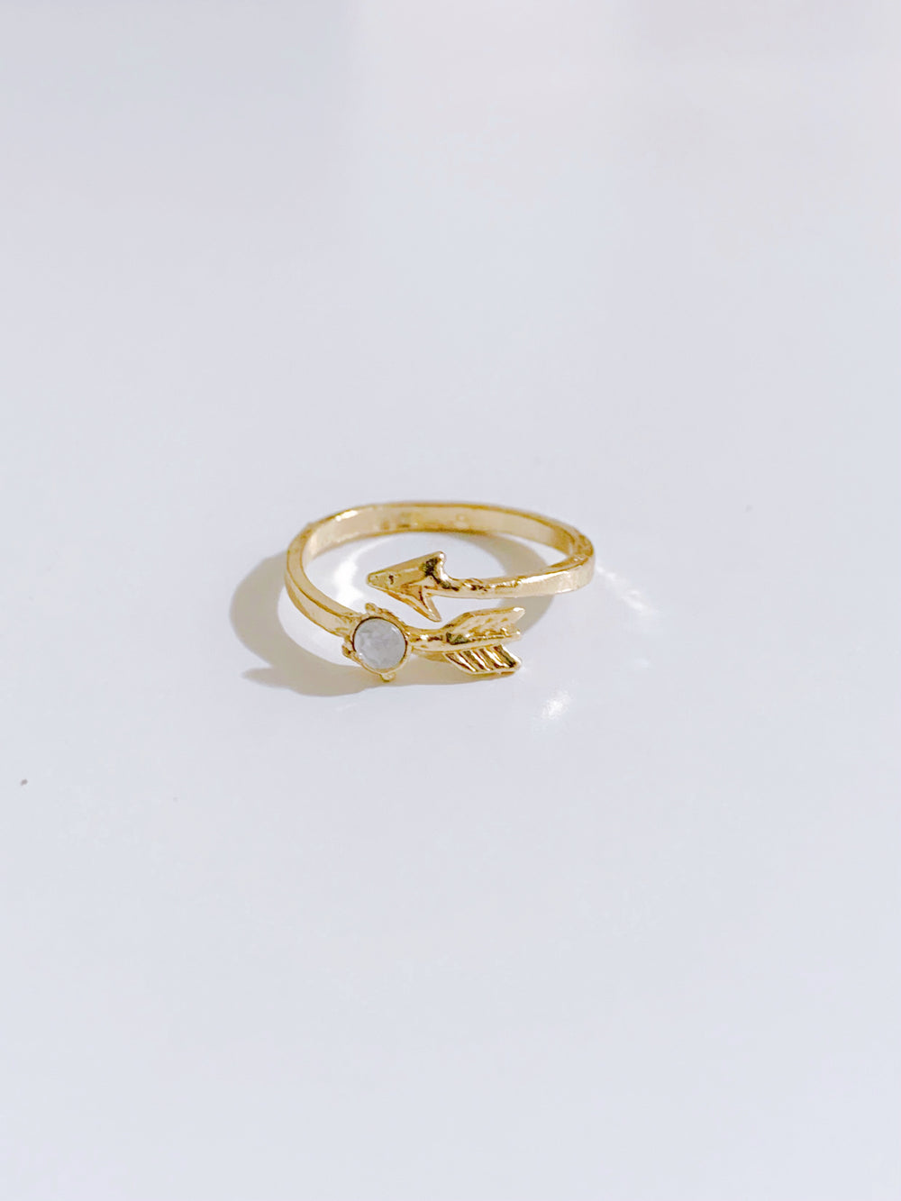 [金運&ムーンストーン]angel fleche ring***
