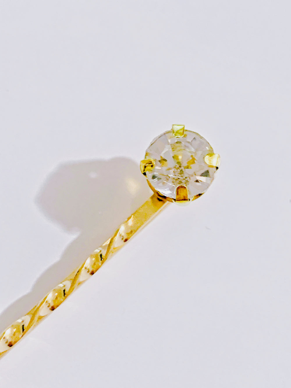 【ダイヤ仲間を呼ぶ】ダイヤモンド・ヘアピン*(round cut)