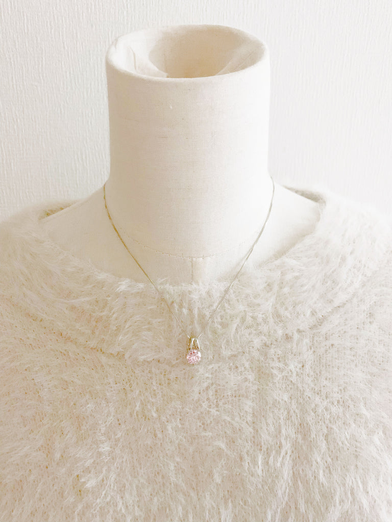 【結婚準備】プレマリーピンクネックレス( Pink Diamond )*