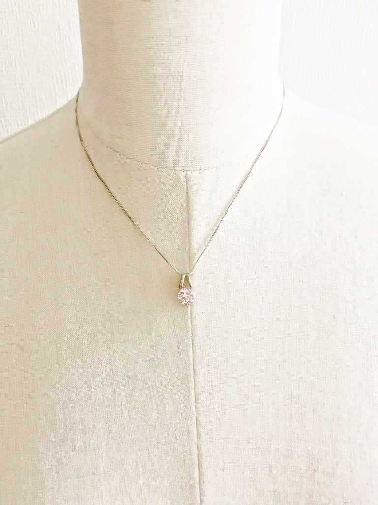 【結婚準備】プレマリーピンクネックレス( Pink Diamond )*
