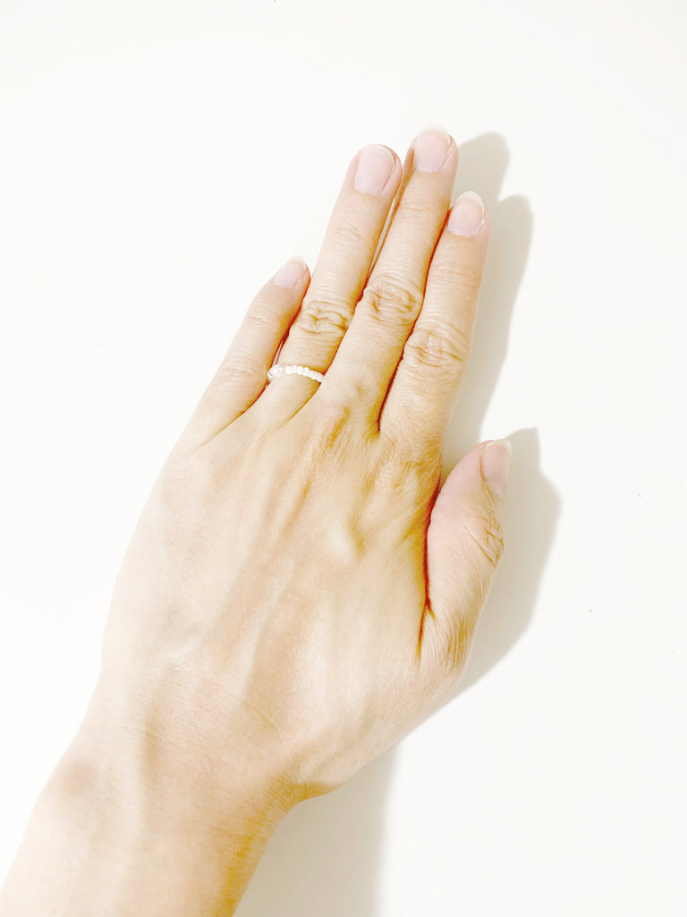 [最後の1点]【官能が咲き誇る】パールパールセクシャルリング*2
