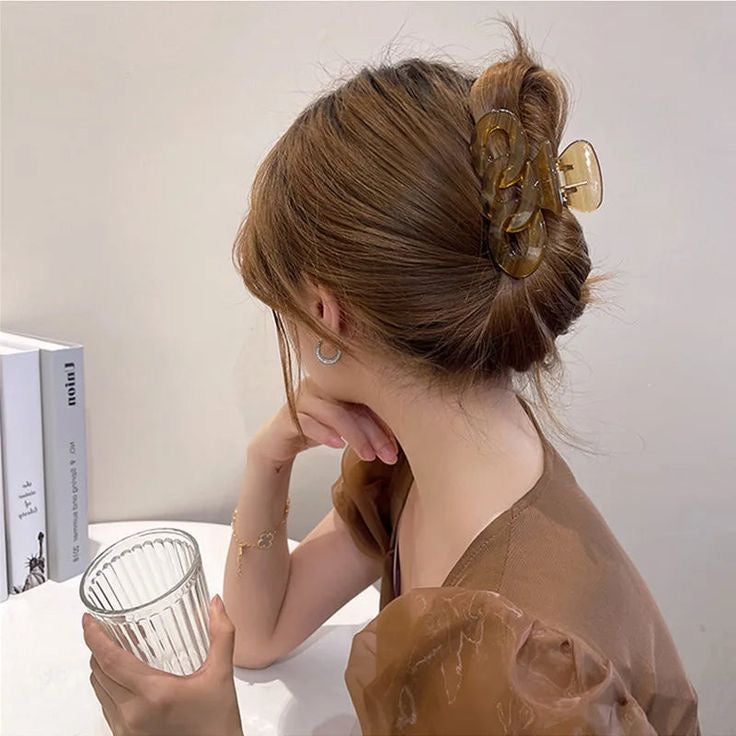 【パートナーゲット】重陽の節句ミニヘアクリップ (ライトオレンジ)*