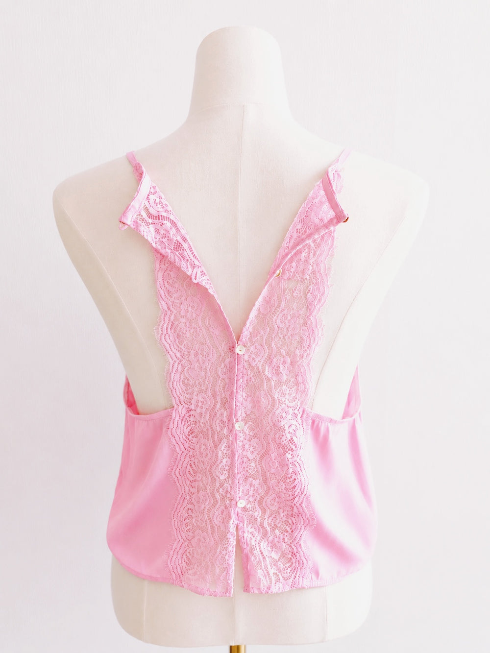 [後ろ姿でメロメロ] VUE ARRIÈRE Strawberry camisole (vintage)*