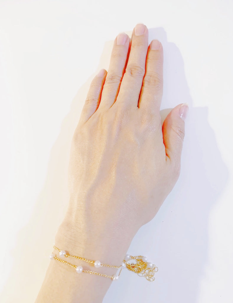 【1点限り】【金運パール】2WAYネックレス・ブレスレット*