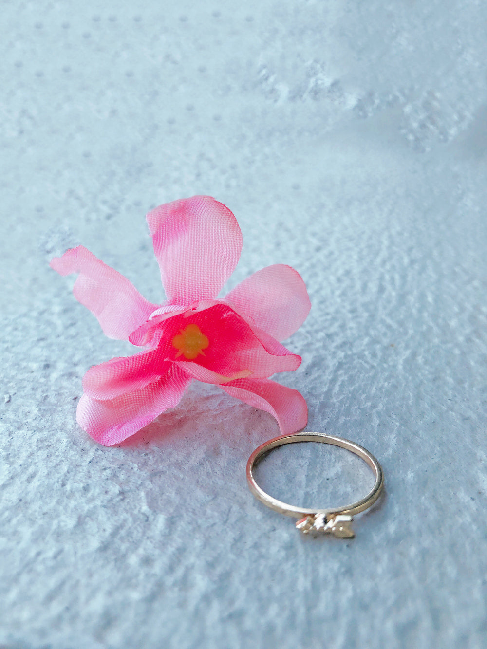 (フラワー付)エンジェルフレッチリング* angel fleche ring**