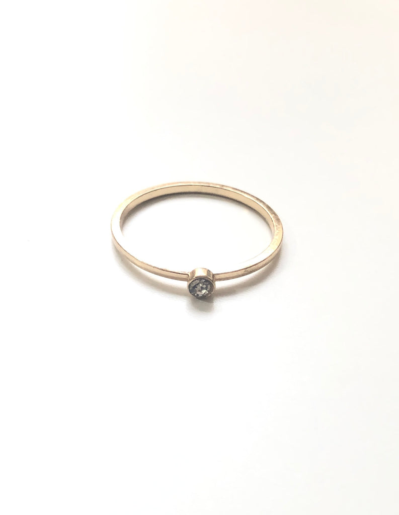 【50%OFF】【最後の1点】[リング2つ]メロメロダイヤリング&ハーフエタニティレッドムーンセット
